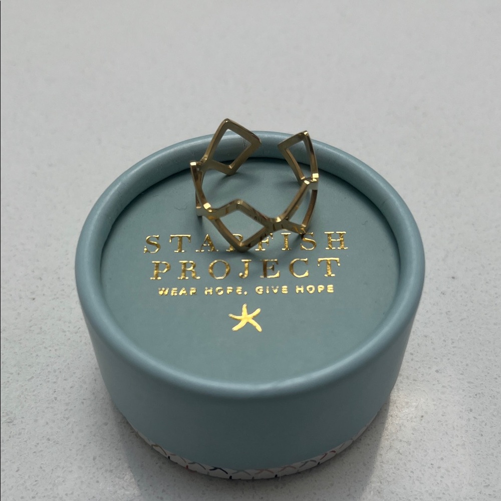 Starfish Project Geometric Gold Ring